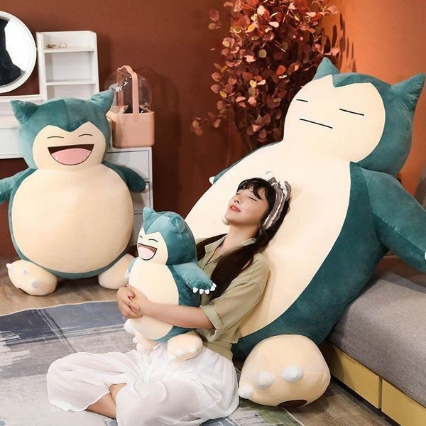 Игрушка Снорлакс 50см мягкая покемон подушка Snorlax обнимашка плюшевая для ребенка большая pokemon на подарок ребенку ПС-50 фото
