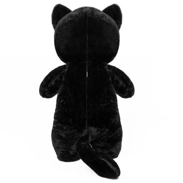 Мягкая игрушка Кот батон 130см детская плюшевая подушка обнимашка для сна ребенку Стоячий Котик Глазастик 01069-130 фото