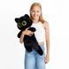 Мягкая игрушка Кот батон 130см детская плюшевая подушка обнимашка для сна ребенку Стоячий Котик Глазастик 01069-130 фото 3