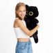 Мягкая игрушка Кот батон 130см детская плюшевая подушка обнимашка для сна ребенку Стоячий Котик Глазастик 01069-130 фото 5