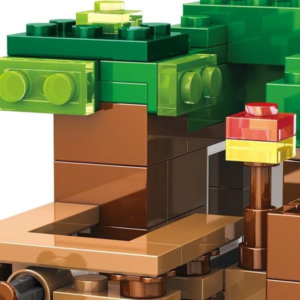 Майнкрафт лего конструктор 4в1 Дом возле Водопада 379 деталей Набор Lego minecraft My World LG-SJ8801 фото