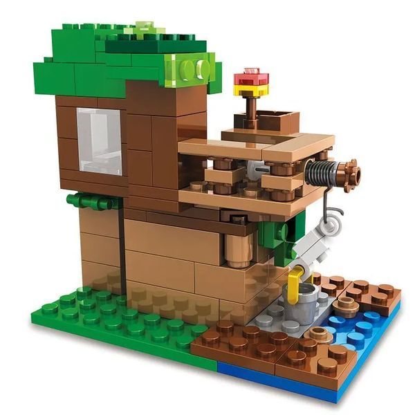 Майнкрафт лего конструктор 4в1 Дом возле Водопада 379 деталей Набор Lego minecraft My World LG-SJ8801 фото