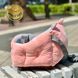 Детское плюшевое мягкое кресло с бортами Кот 40см с ремнем фиксации, сиденье для детей 0-2 года, Розовый БК-2 фото 5