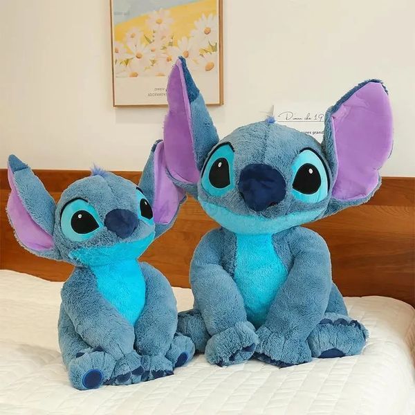 Іграшка Стіч з стоячими вухами 80 см м'яка плюшева обіймашка Stitch і Ліло для дітей СТ-80 фото