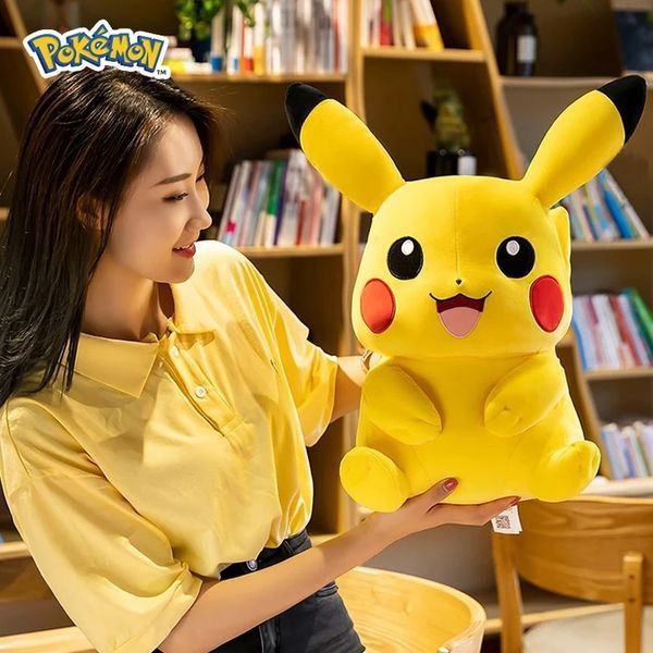 Игрушка пикачу 40см маленькая детская мягкая Pokemon плюшевый покемон Желтый ПЖ-40 фото