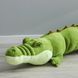 Мягкая игрушка Крокодил 150см плюшевый длинный аллигатор, Салатовый ІГ-0006-З фото 4