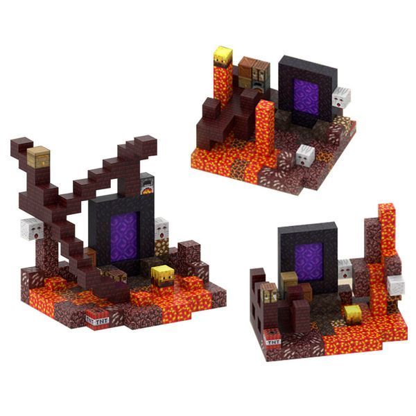Магнитный конструктор minecraft Портал в Хель на 480 шт деталей детский с блоков майнкрафт Хель-480 фото