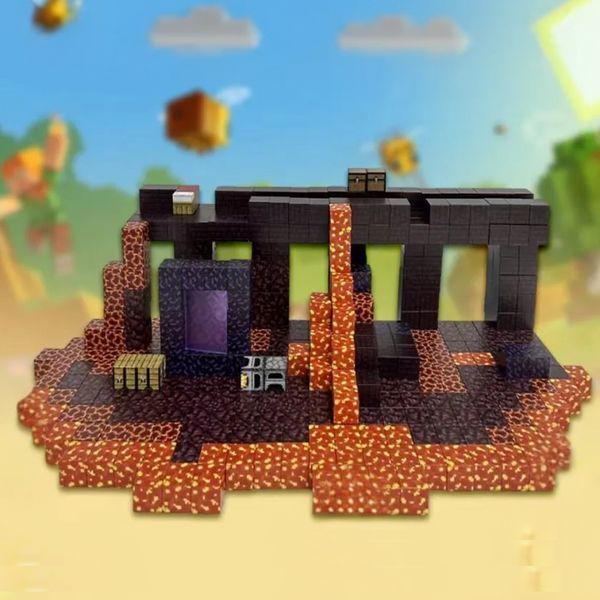 Магнитный конструктор minecraft Портал в Хель на 480 шт деталей детский с блоков майнкрафт Хель-480 фото