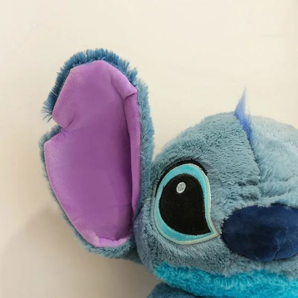 Іграшка Стіч з стоячими вухами 45 см м'яка плюшева обіймашка Stitch і Ліло для дітей СТ-45-1 фото