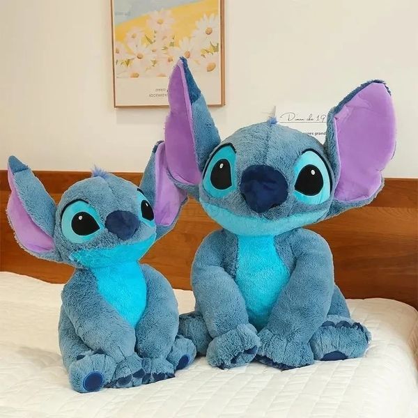 Іграшка Стіч з стоячими вухами 60 см м'яка плюшева обіймашка Stitch і Ліло для дітей СТ-60-1 фото