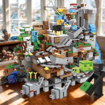Конструктор Lego minecraft Гірська печера 1089 деталей My World Лего майнкрафт набір май ворлд LG-SJ88006 фото