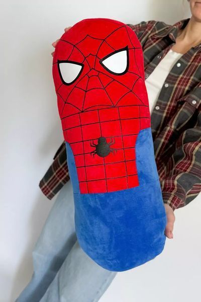 Іграшка подушка 50см Людина Павук м'яка довга батон обнімашка Spiderman Marvel ІГ-0007-1 фото