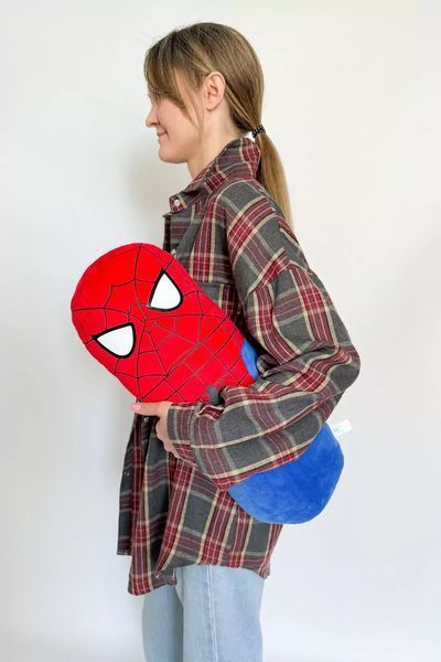 Іграшка подушка 50см Людина Павук м'яка довга батон обнімашка Spiderman Marvel ІГ-0007-1 фото