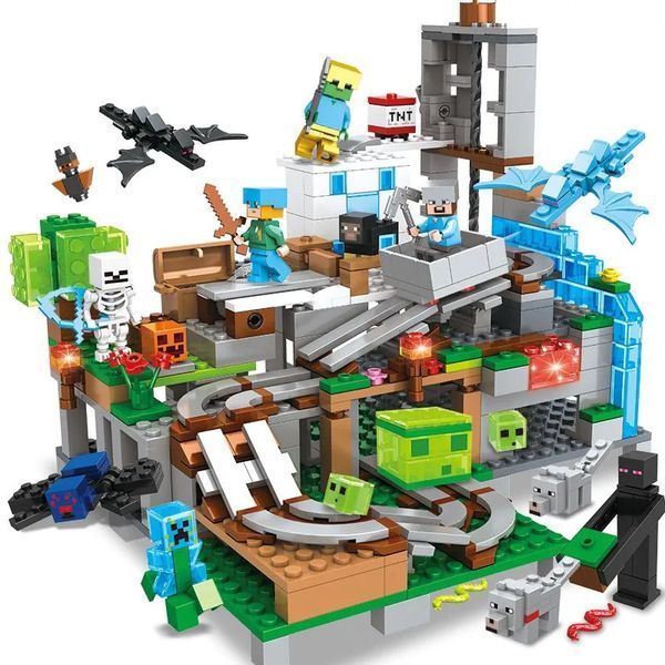 Конструктор Lego minecraft Гірська печера 1089 деталей My World Лего майнкрафт набір май ворлд LG-SJ88006 фото