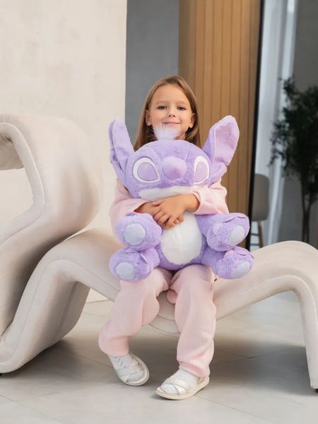 Велика іграшка Стіч Фіолетовий 75см м'яка плюшева Дісней Ліло і Stich 01029 фото