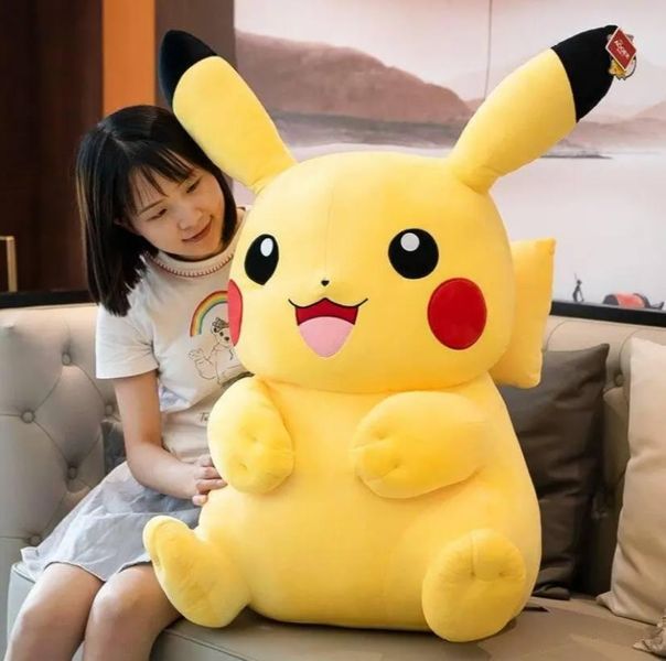 Іграшка Пікачу 65см велика дитяча м'яка Pokemon плюшевий покемон Жовтий ПЖ-65 фото