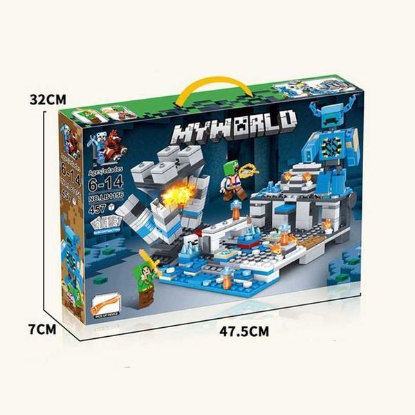 Конструктор Lego minecraft 437 деталей Битва в Глубинной Тьме My World Лего майнкрафт набор май ворлд LG-AA8001 фото
