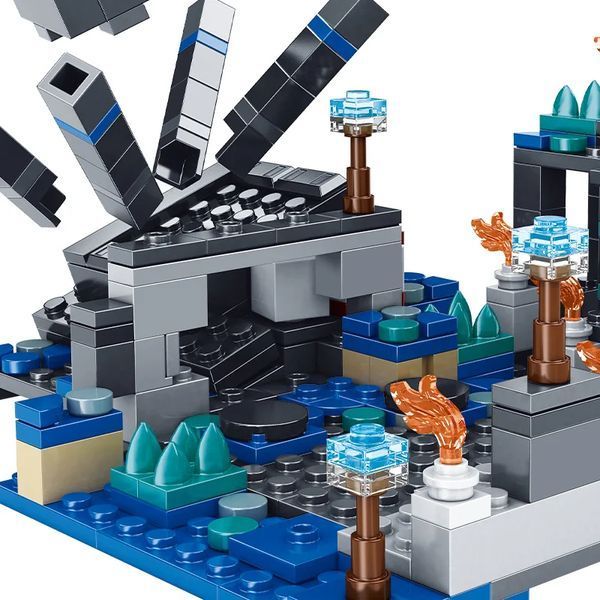 Конструктор Lego minecraft 437 деталей Битва в Глубинной Тьме My World Лего майнкрафт набор май ворлд LG-AA8001 фото