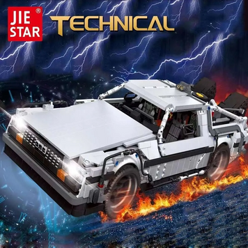 Конструктор блоковий  JIE STAR Машина часу DeLorean DMC-12 &laquo;Назад у майбутнє&raquo; (2716 деталей) КО - 102 фото
