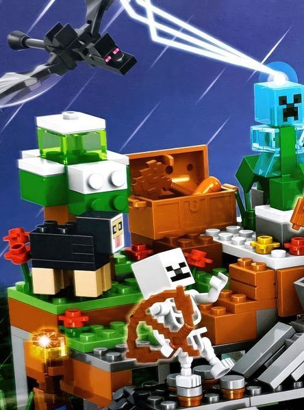 Конструктор Lego minecraft Пещера 587 деталей My World Лего майнкрафт набор май ворлд LG-SJ82003 фото