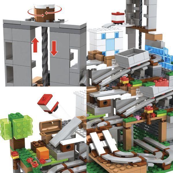 Конструктор Lego minecraft Пещера 587 деталей My World Лего майнкрафт набор май ворлд LG-SJ82003 фото