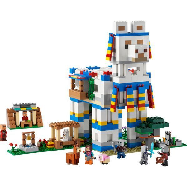 Конструктор My World Minecraft Майнкрафт Село Ламы - 960 деталей, LED,майворлд КО-05 фото