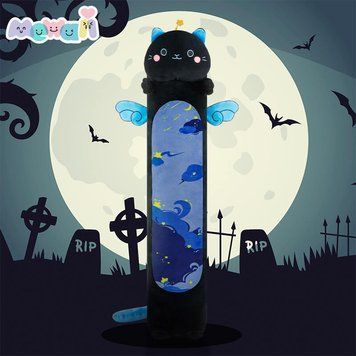 Мягкая игрушка Кот 90см батон Kawaii огромная детская длинная плюшевая подушка обнимашка большая для сну ребенку КК-90-2 фото