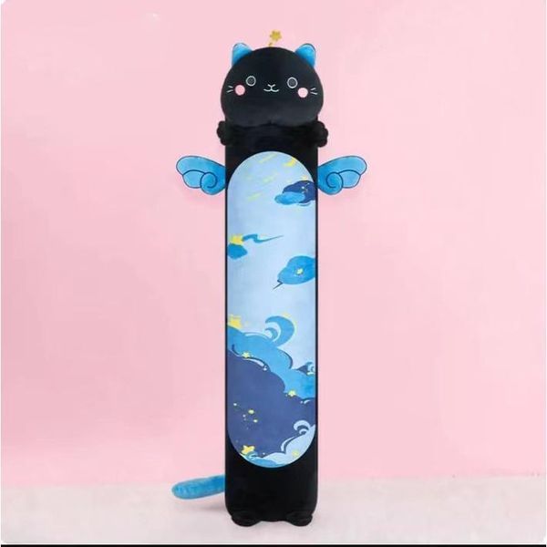 Мягкая игрушка Кот 90см батон Kawaii огромная детская длинная плюшевая подушка обнимашка большая для сну ребенку КК-90-2 фото