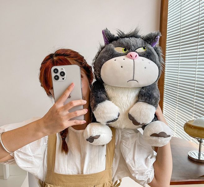 Игрушка кот Люцифер 90 см мягкий махнатый из мультика Золушка Дисней КТЛ-90 фото
