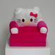 Кресло мягкое Хеллоу Китти плюшевое детский диван кровать Hello Kitty для девочки от 1 года, Розовый КР-Кити-3(2) фото 1