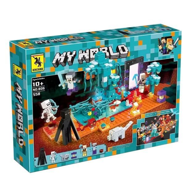 Конструктор Minecraft My World Поклонный Лес 558 деталей, майнкрафт,ай у World КО-11 фото