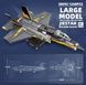 Конструктор блочный JIE STAR Уничтожитель F-35B Lightning II 1268 деталей, боевой самолет на подставке детский набор от 6 лет КО- 30 фото 3