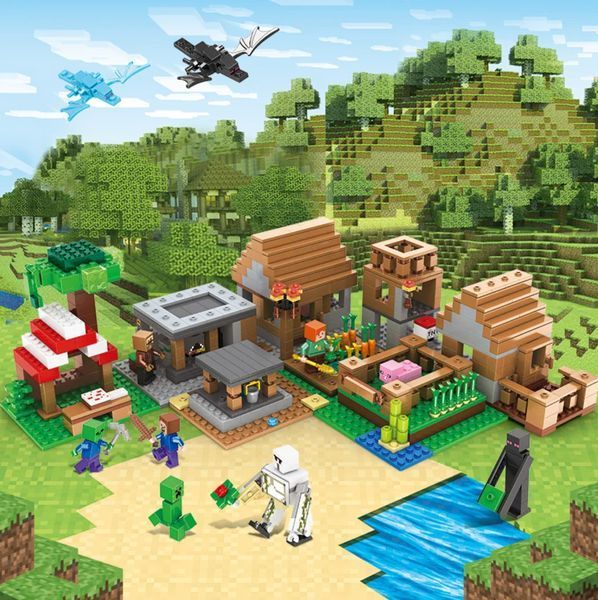 Конструктор Лего Майнкрафт Деревня 938 деталей My World Lego minecraft набор май ворлд LG-AA8002 фото