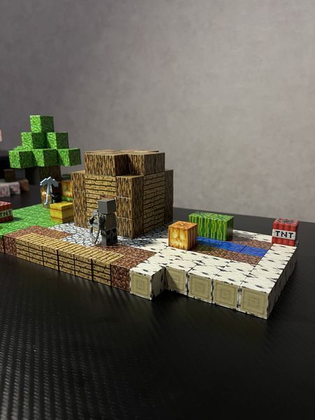 Магнитный конструктор minecraft для детей в стиле Дом Стива блоки на 192 деталей детский с персонажами игры майнкрафт Буд-192 фото