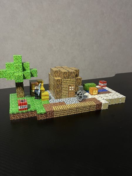 Магнитный конструктор minecraft для детей в стиле Дом Стива блоки на 192 деталей детский с персонажами игры майнкрафт Буд-192 фото