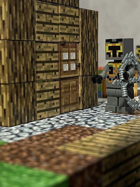 Магнитный конструктор minecraft для детей в стиле Дом Стива блоки на 192 деталей детский с персонажами игры майнкрафт Буд-192 фото