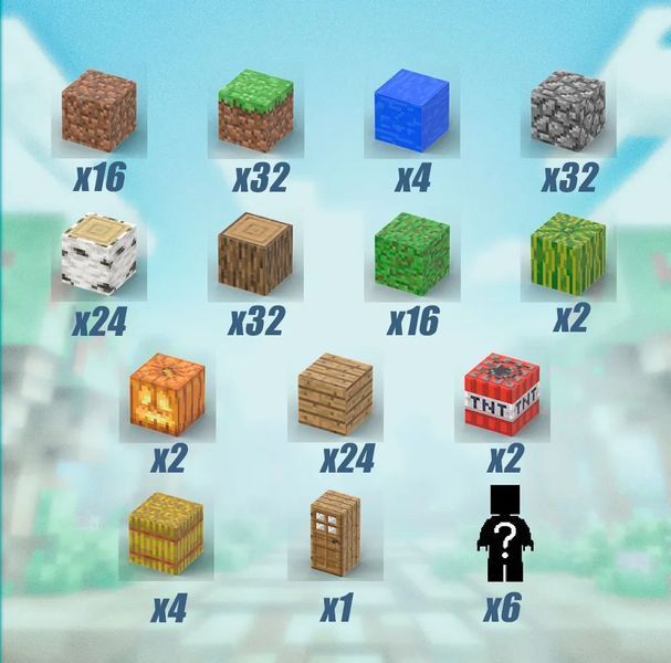 Магнитный конструктор minecraft для детей в стиле Дом Стива блоки на 192 деталей детский с персонажами игры майнкрафт Буд-192 фото