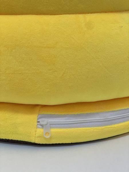 Дитяче крісло Пікачу м'яке плюшеве сидіння з бортиками бустер для дитини з отвором ніг Пікачу-1.5 фото
