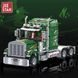 Конструктор блочный JIE STAR Грузовик Peterbilt на радиоуправлении 2105 деталей детский набор зеленый тягач KO-34 фото 6