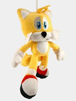 М'яка іграшка Сонік Їжак Тейлз 40см, Sonic, плюшева іграшка, мультяшна іграшка СЖ-40 фото