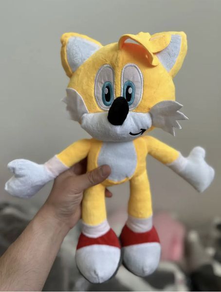 М'яка іграшка Сонік Їжак Тейлз 40см, Sonic, плюшева іграшка, мультяшна іграшка СЖ-40 фото