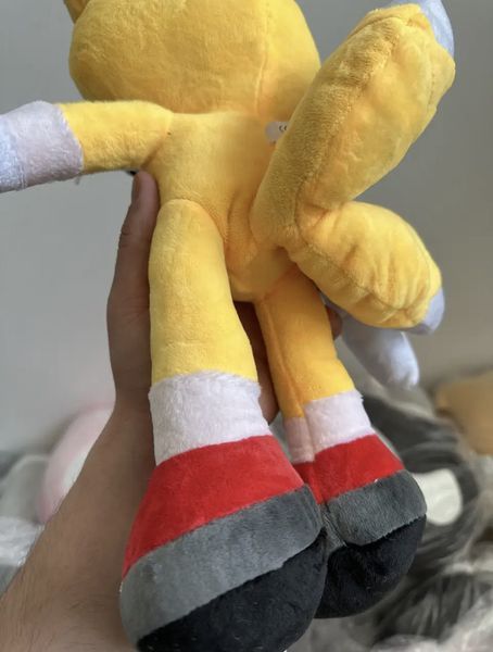 М'яка іграшка Сонік Їжак Тейлз 40см, Sonic, плюшева іграшка, мультяшна іграшка СЖ-40 фото