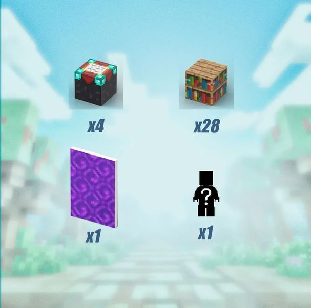 Магнитный книжный Портал 32 деталей конструктор minecraft для детей от 3 лет в стиле майнкрафт детский блоки и персонажами Портал-кг-32 фото