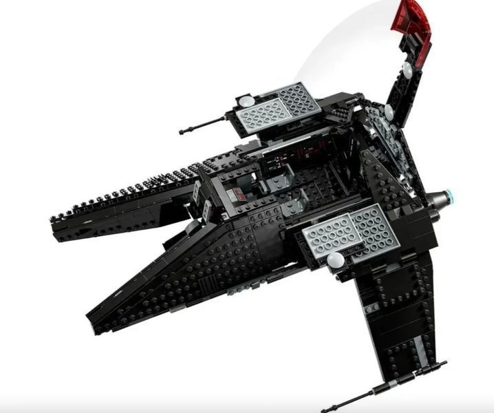 Конструктор STAR WARS Инквизиторский истребитель &ndash; 989 деталей, звездолет из Звездных войн с минифигурками, боевой корабль KO-79 фото