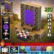 Магнитный книжный Портал 32 деталей конструктор minecraft для детей от 3 лет в стиле майнкрафт детский блоки и персонажами Портал-кг-32 фото 1