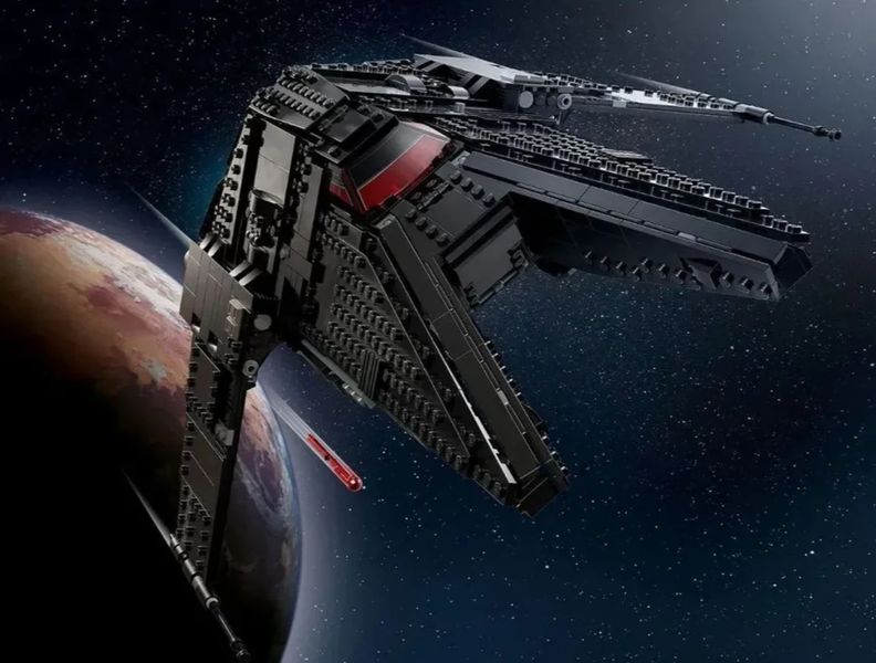 Конструктор STAR WARS Инквизиторский истребитель &ndash; 989 деталей, звездолет из Звездных войн с минифигурками, боевой корабль KO-79 фото