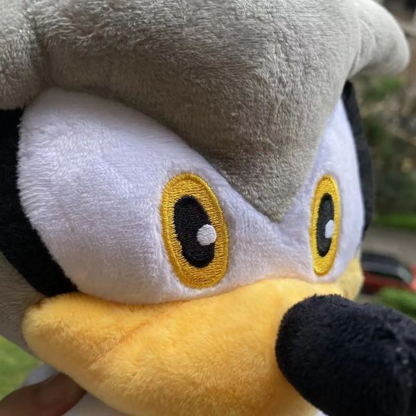 М'яка іграшка Сонік Їжак Сильвер 40см, Sonic, плюшева іграшка, мультяшна іграшка Сильв-40 фото
