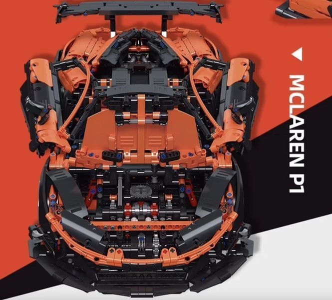 Конструктор блочный спортивный автомобиль McLaren на радиоуправлении 3316 деталей большой набор для подростков и взрослых KO-37 фото