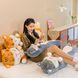 Мягкая игрушка Кот батон 90см Пушистый детская плюшевая подушка обнимашка для сна ребенку 010КПС-90 фото 9