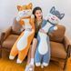 Мягкая игрушка Кот батон 90см Пушистый детская плюшевая подушка обнимашка для сна ребенку 010КПС-90 фото 6